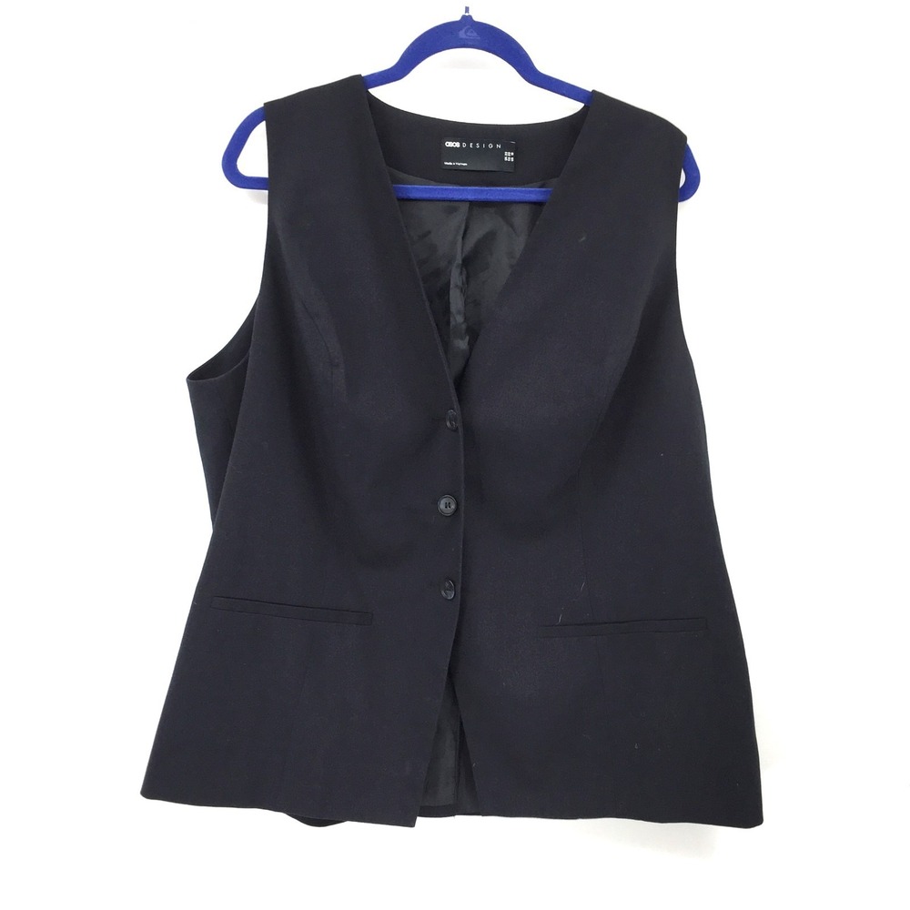 Asos Design Navy 3 Button Vest Quiet Luxury Old Money heritage Preppy 18